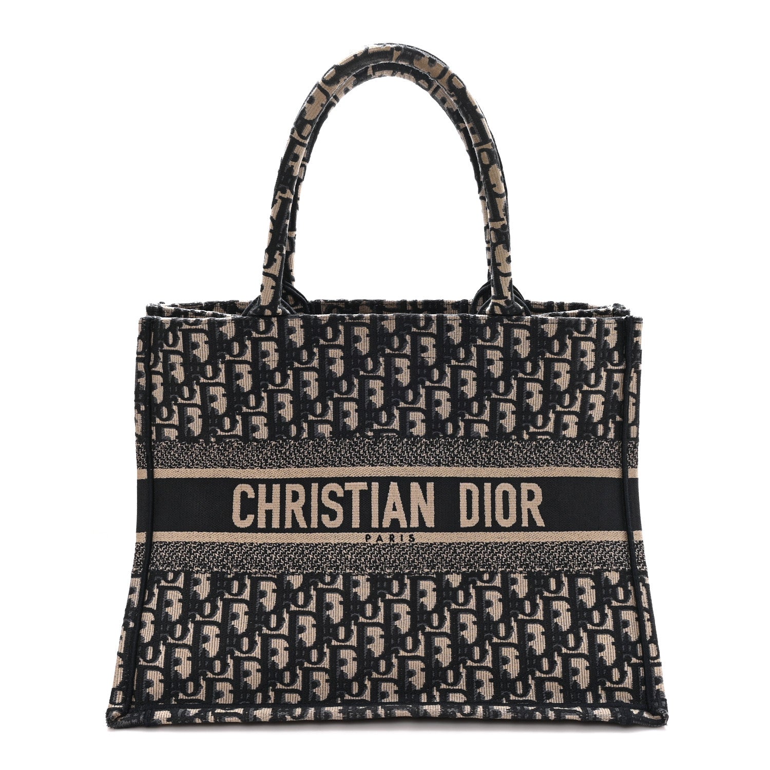 Oblique Medium Book Tote Blue Multicolor