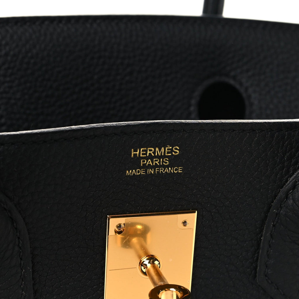 Togo Birkin 30 Black
