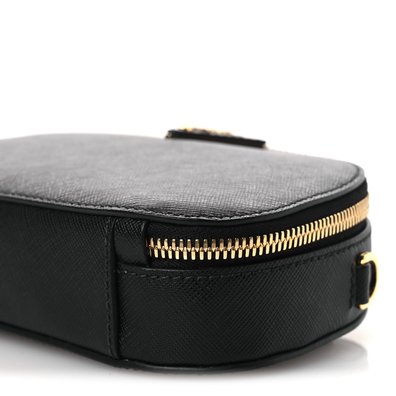 Saffiano Lux Odette Belt Bag Black