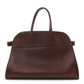 Polished Saddle Calfskin Soft Margaux 15 Burgundy
