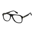 Marc Jacobs Eyeglasses Aviator Full Rim, Black Frame and Clear Demo Lenses Lens MARC641080700