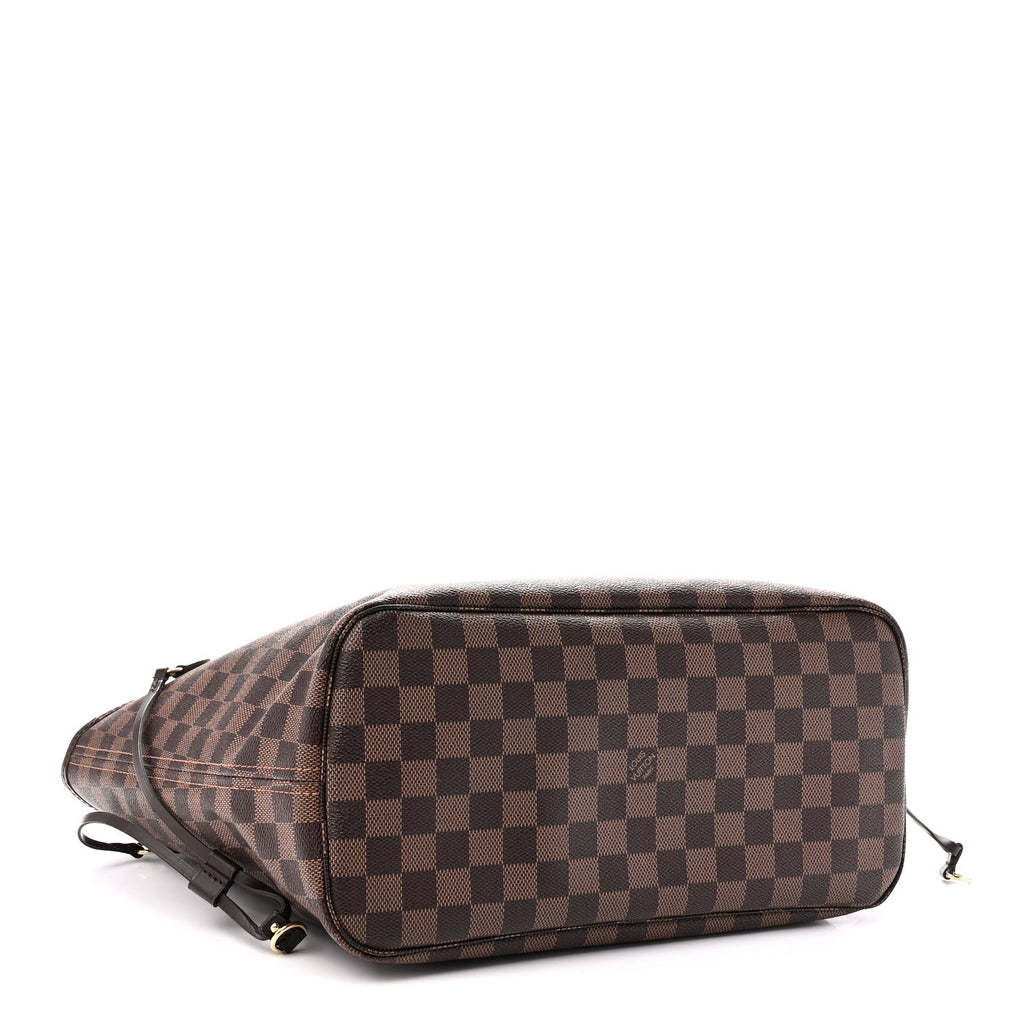Damier Ebene Neo Neverfull MM Rose Ballerine