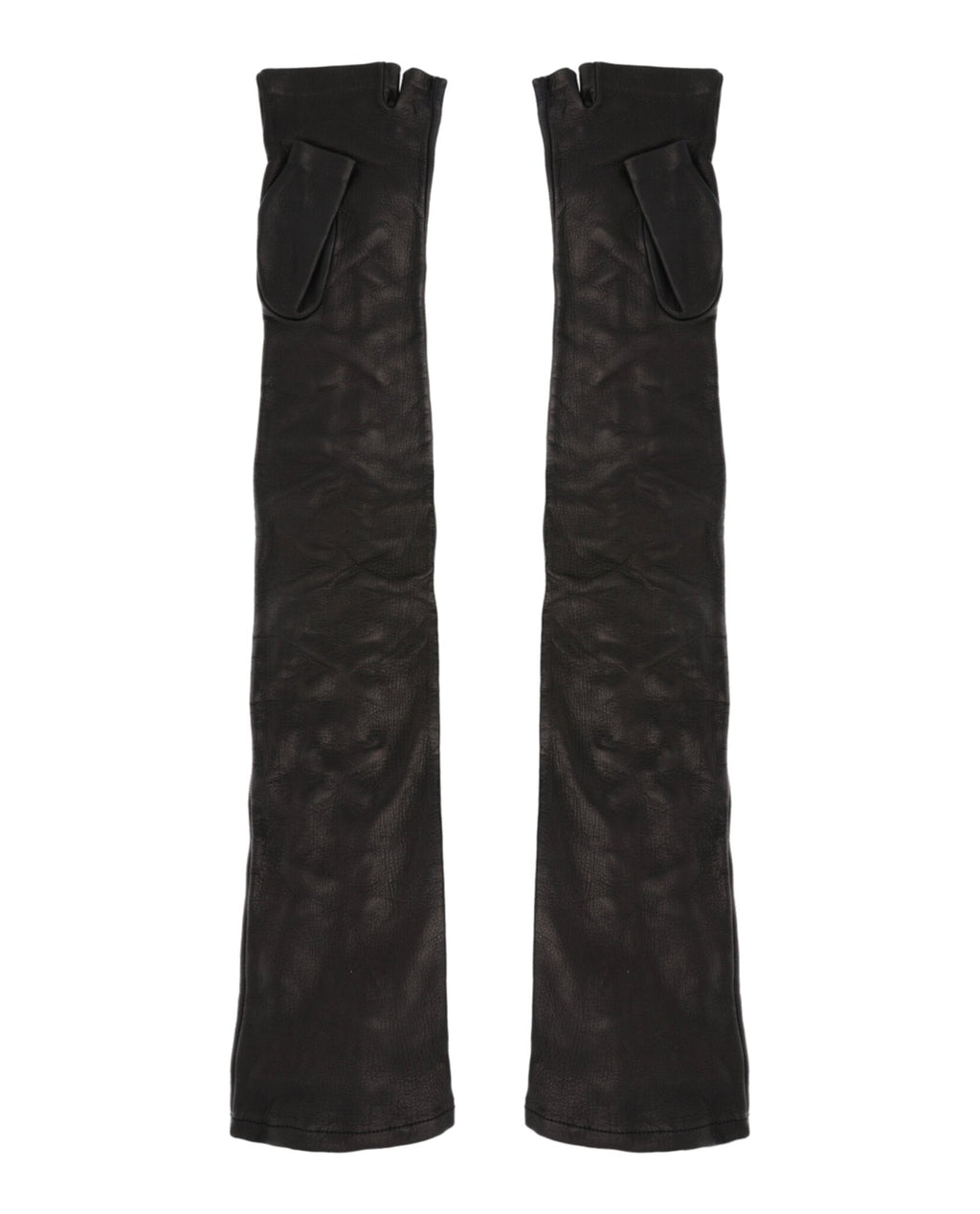 Gucci Womens Corset Lacing Fingerless Gloves