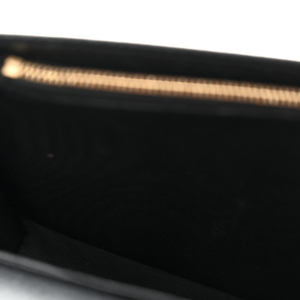 Calfskin Mini GG Marmont Chain Wallet Black