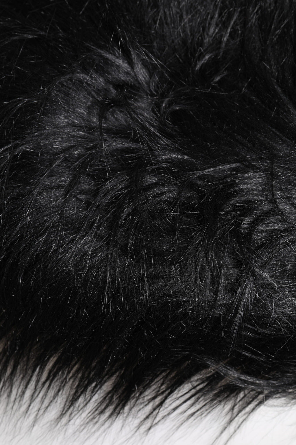 Dolce & Gabbana Black Acrylic Fur Womens Bucket Hat