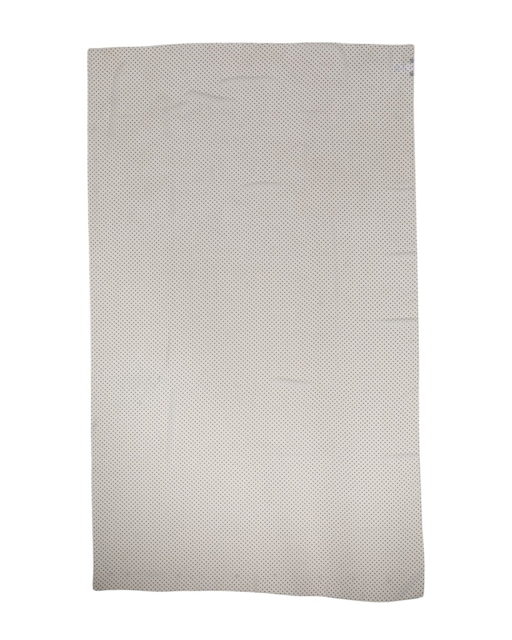 Dolce & Gabbana White Polka Dots Polyester Wrap Shawl Women's Scarf