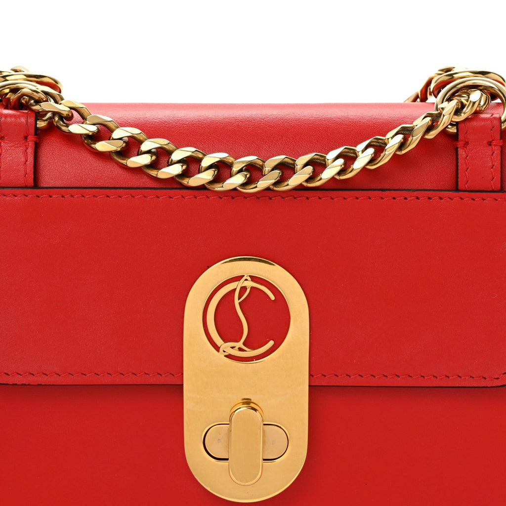 Calfskin Small Elisa Shoulder Bag Loubi