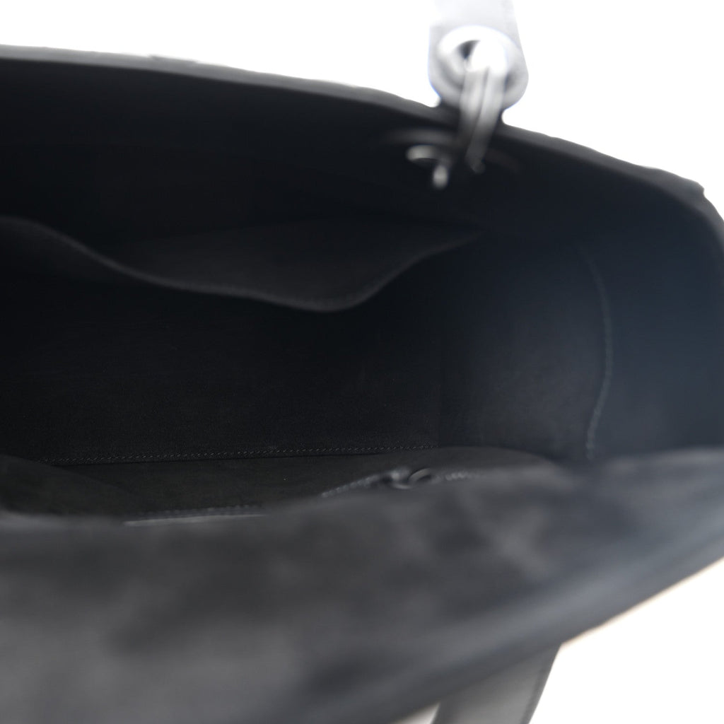 Ultra Matte Calfskin Cannage Medium Lady Dior Black