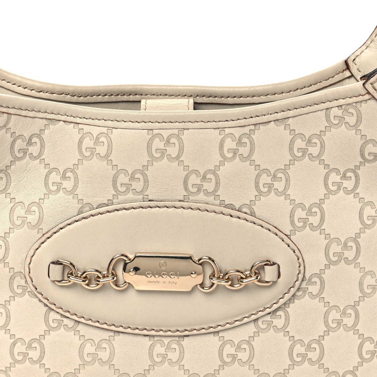 Guccissima Punch Hobo Off White