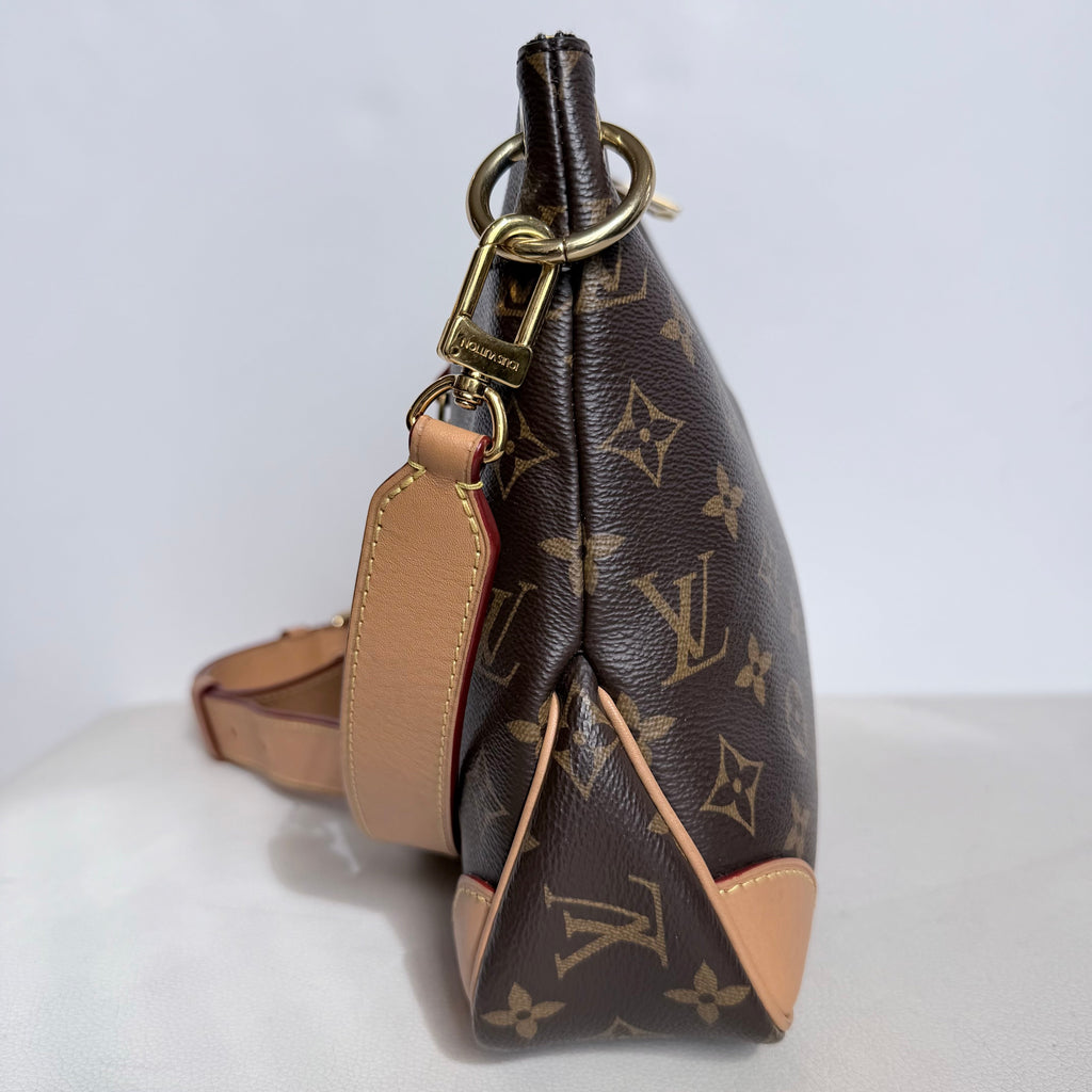 LOUIS VUITTON Monogram Odeon PM Natural Shoulder bag/Crossbody Handbag
