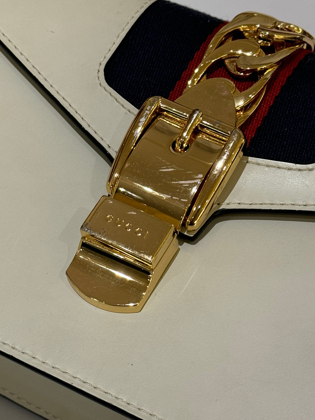 GUCCI SYLVIE LEATHER MINI BAG