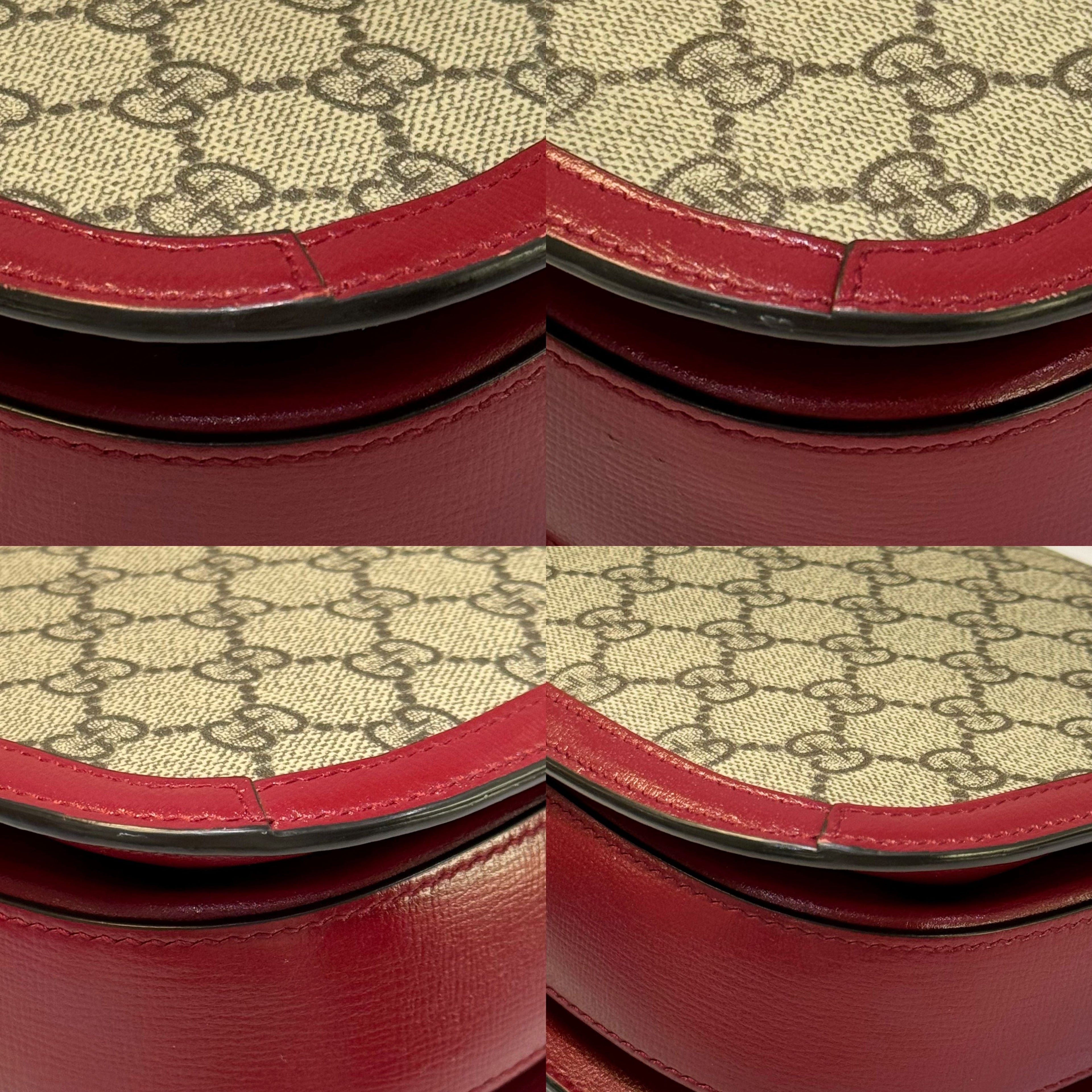 GUCCI 1955 MEDIUM HORSEBIT RED