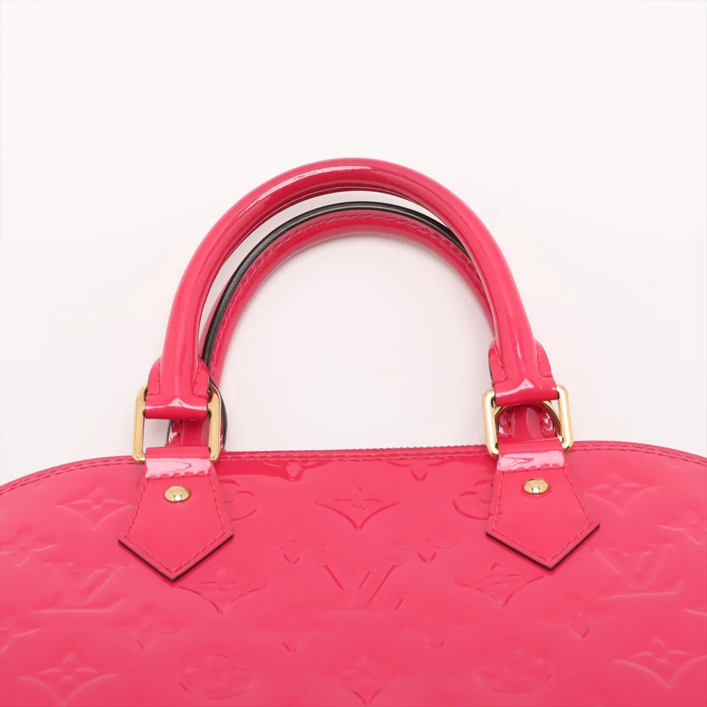 Louis Vuitton Monogram Vernis Alma PM Pink