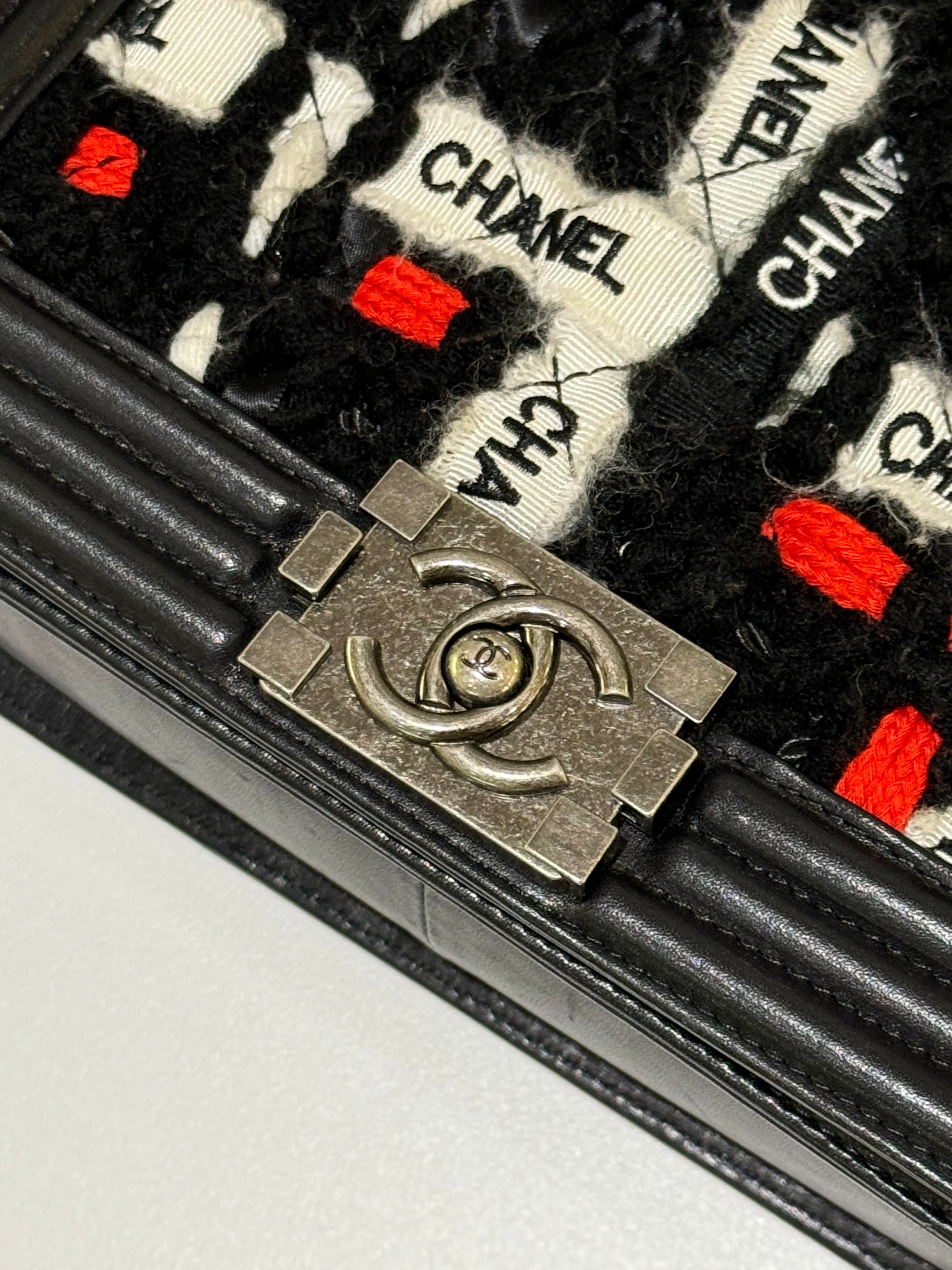 CHANEL LEBOY SEASONAL WITH SILVER CHAIN