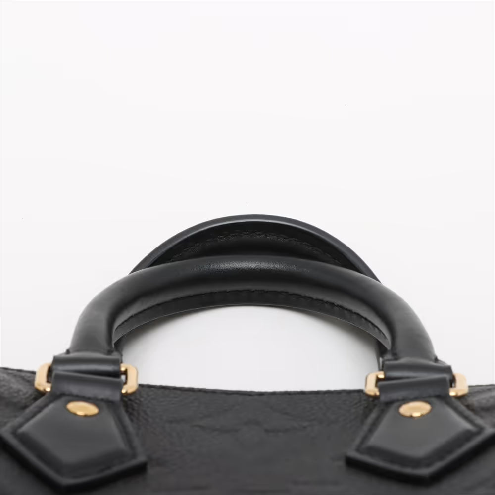 Louis Vuitton Monogram Empreinte Speedy Bandouliere 20 Black