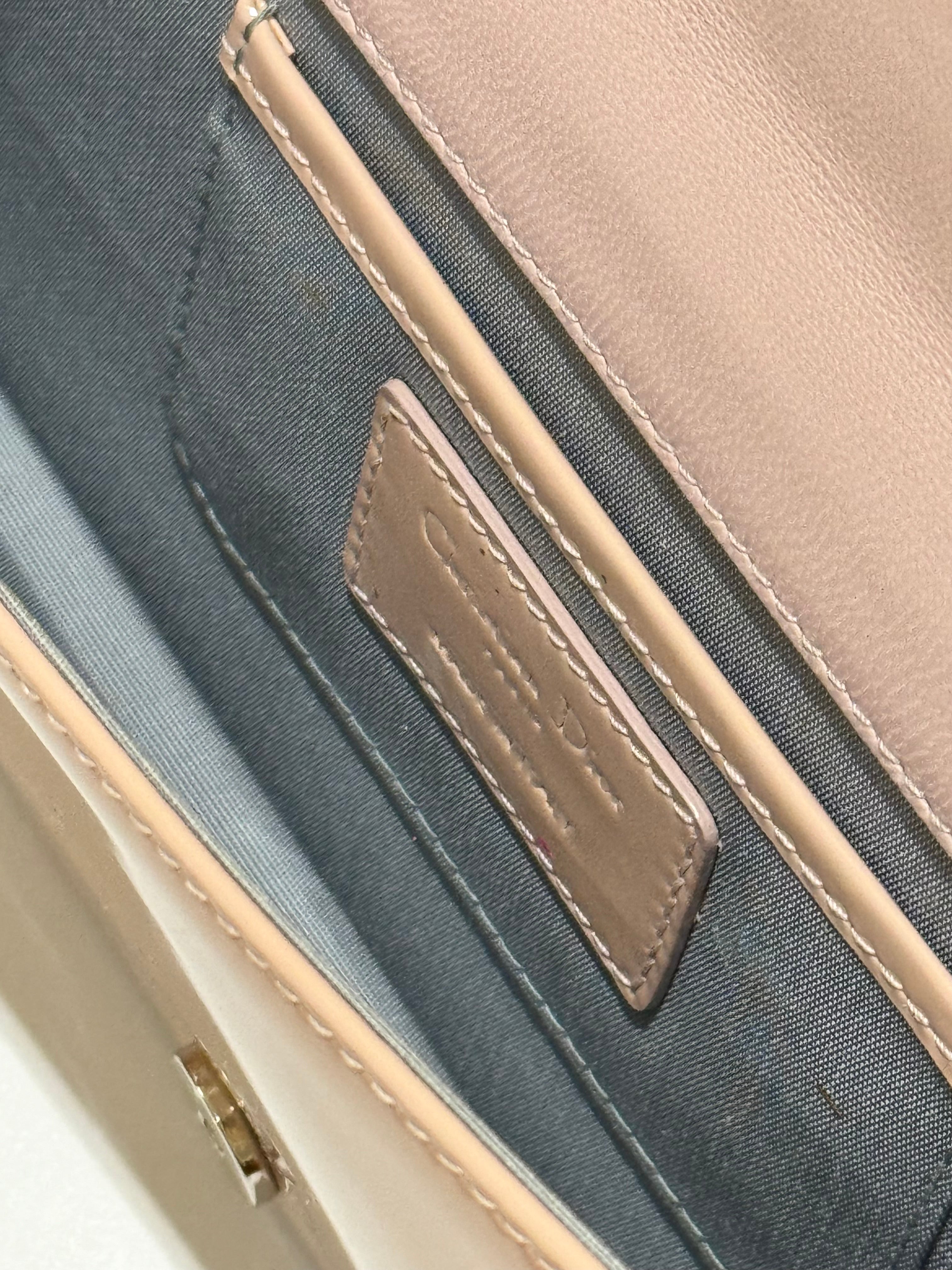 DIOR LADY DIOR POUCH PATENT LEATHER