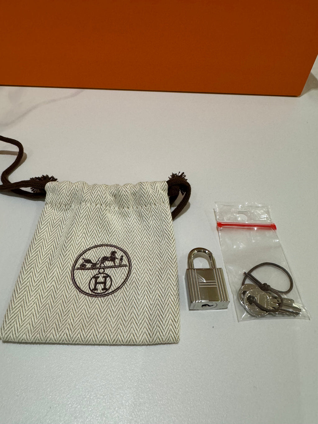 HERMES PICOTIN 22 CLOUD GREY STAMP U