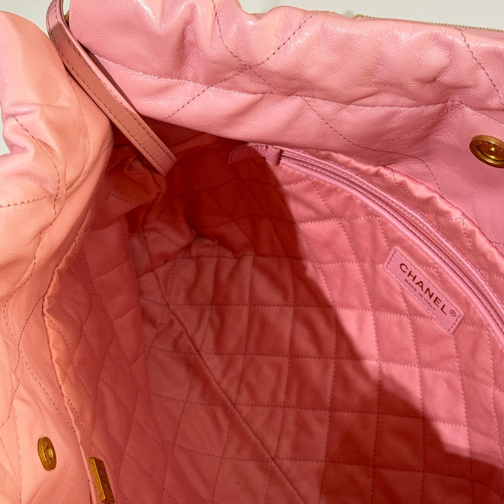 CHANEL 22 BAG SMALL PINK