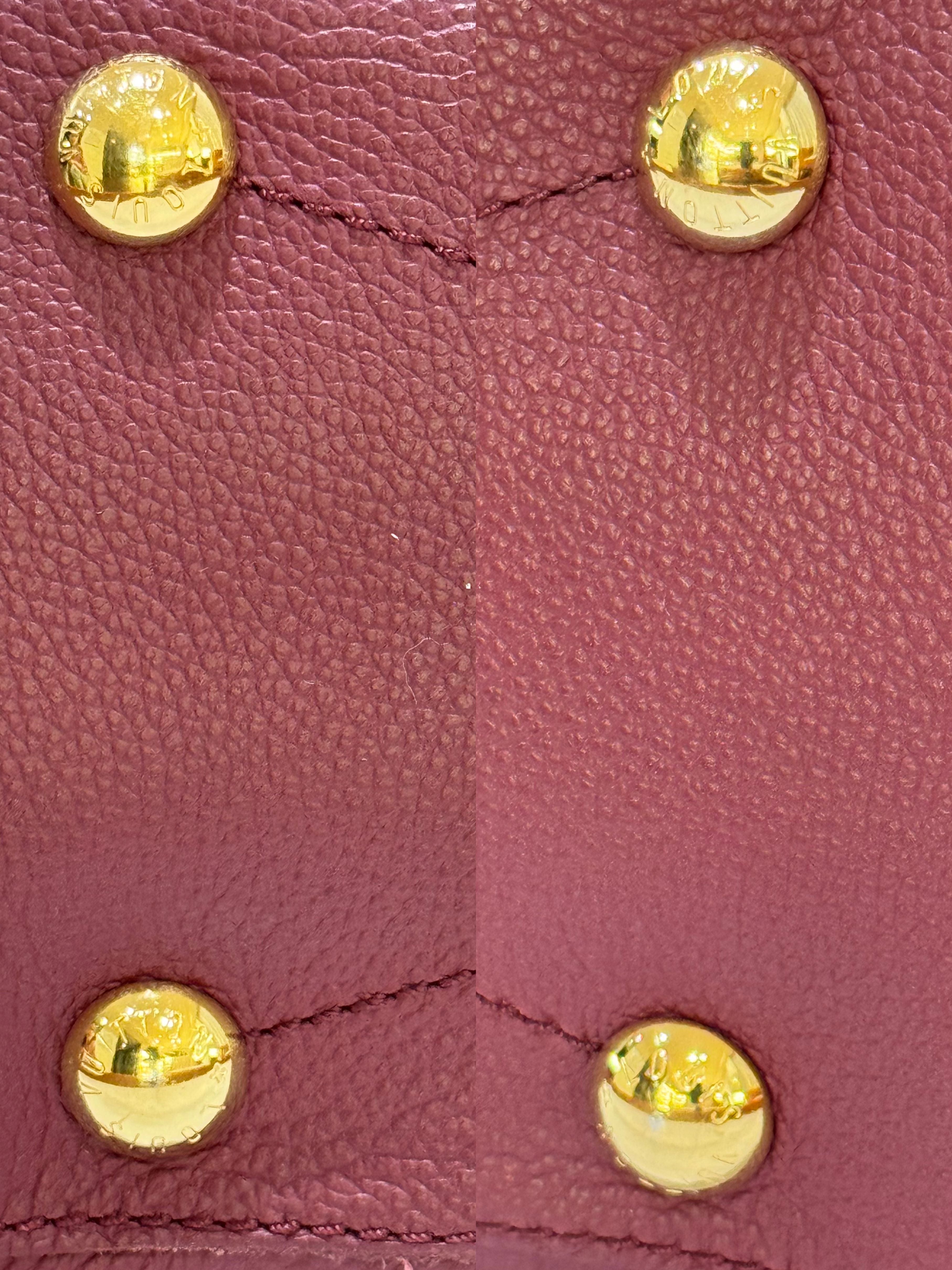 LOUIS VUITTON RED HANDBAG