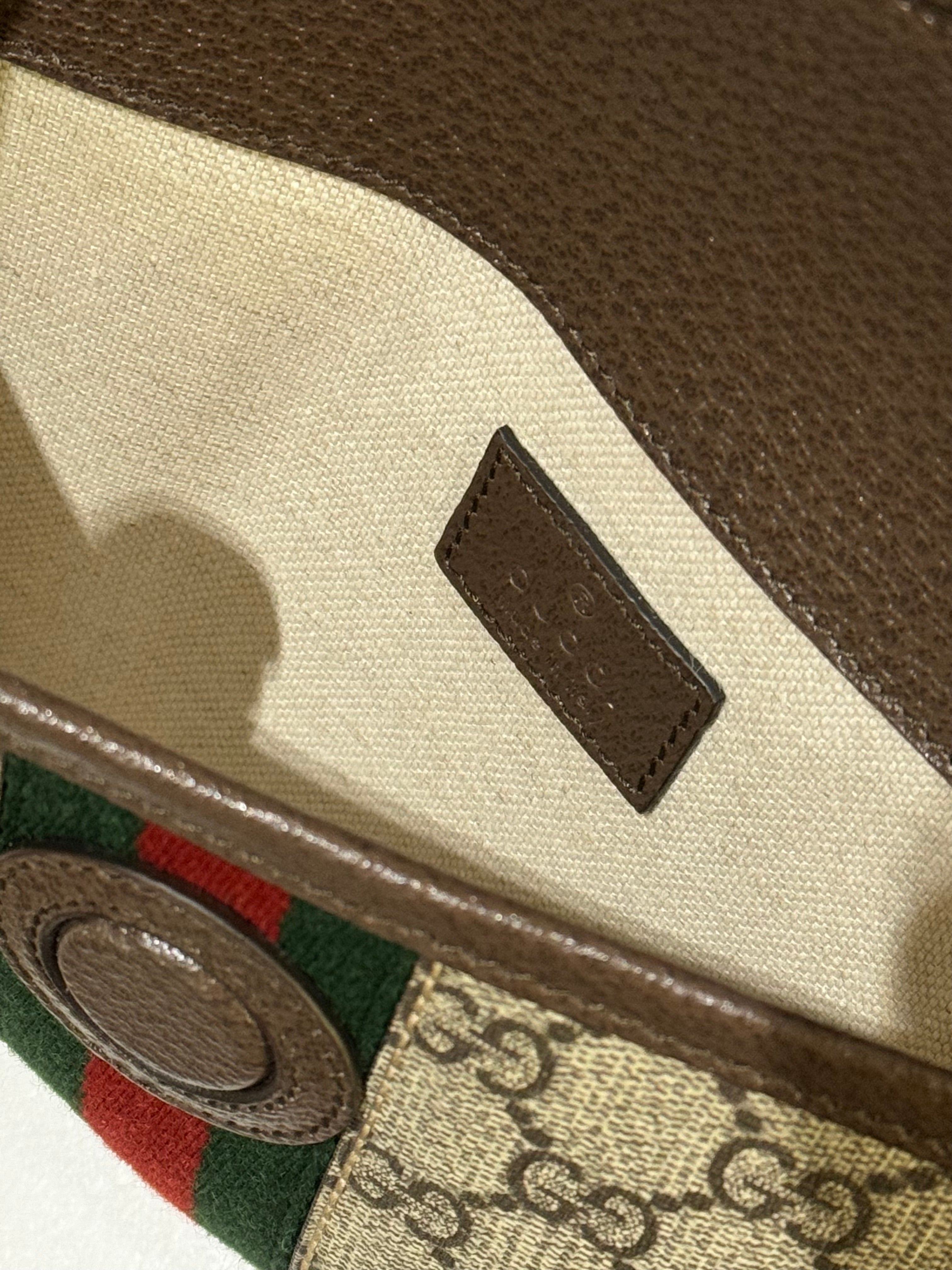 GUCCI OPHIDIA GG SMALL BELT BAG