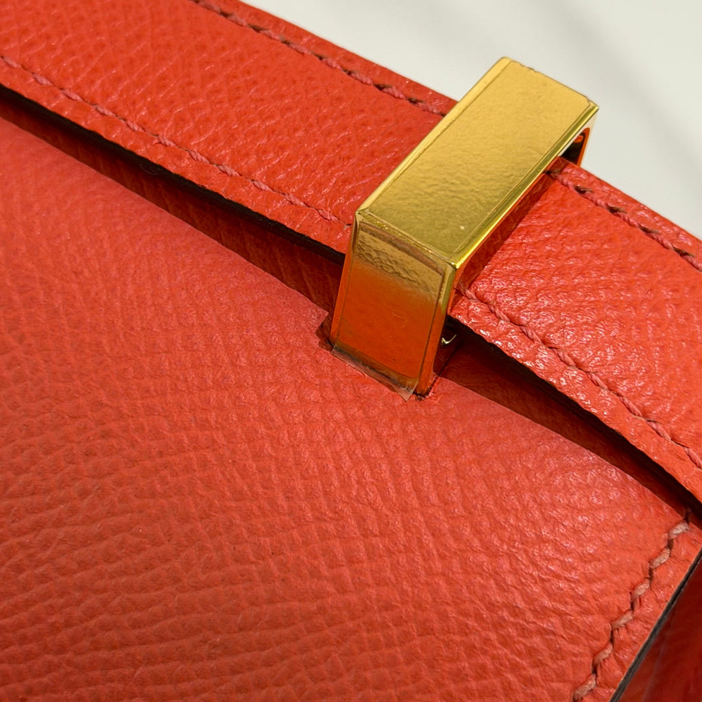 Hermes Constance 24 Rose 5T with Gold Hardware