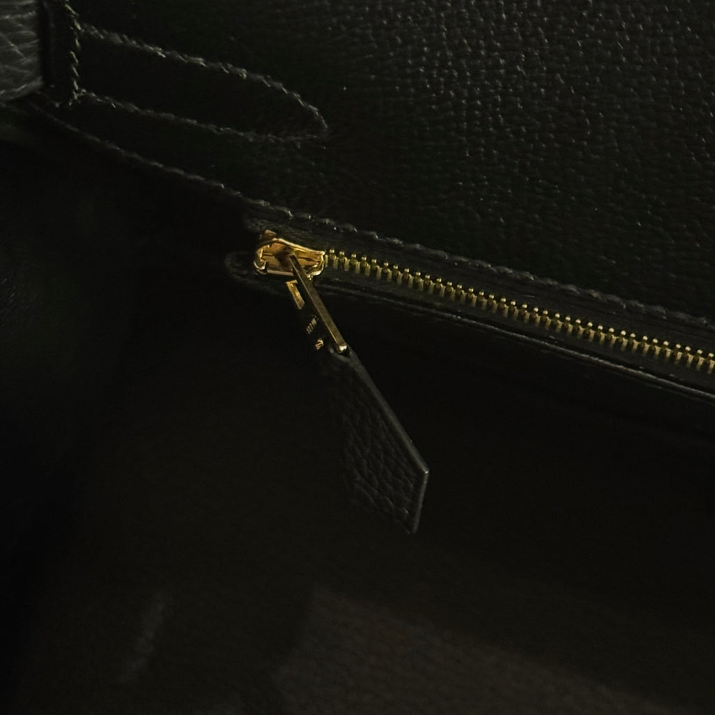 HERMÈS BIRKIN 30 BLACK WITH GOLD HARDWARE U STAMP
