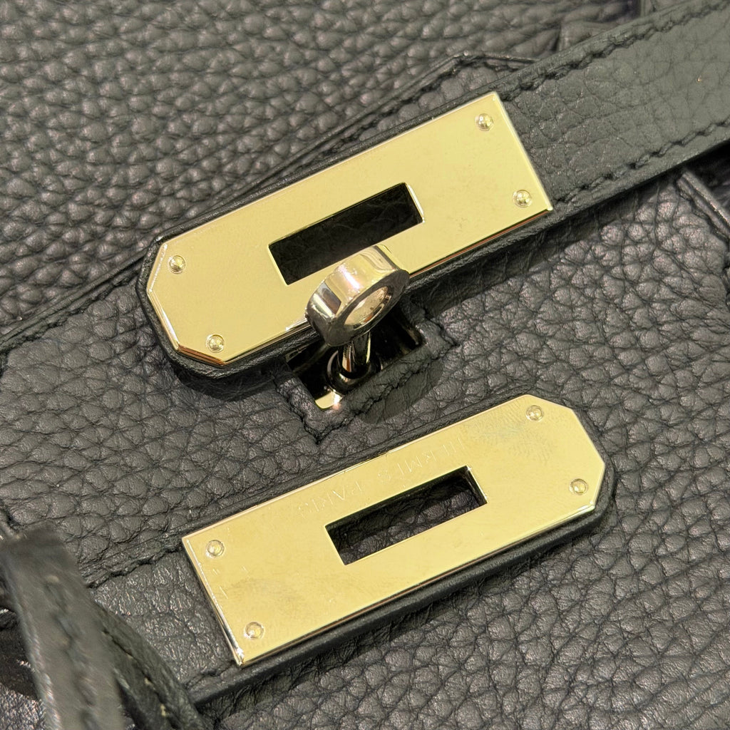 Hermes Birkin 30 Bleu Nuit 27 with Silver Hardware (Stamp T)