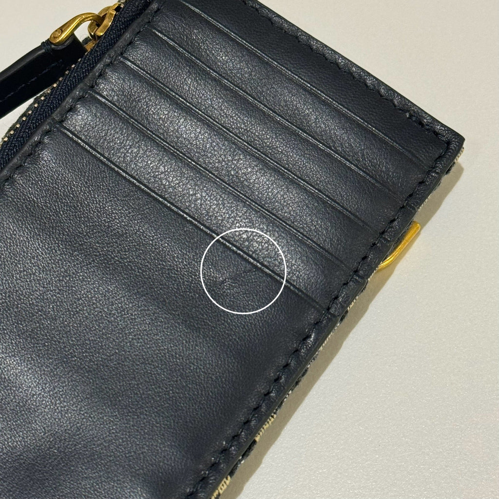 DIOR SADDLE BLOOM CARD HOLDER