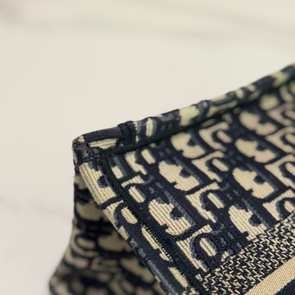 Dior Book Tote Monogram Blue Small Tote Bag