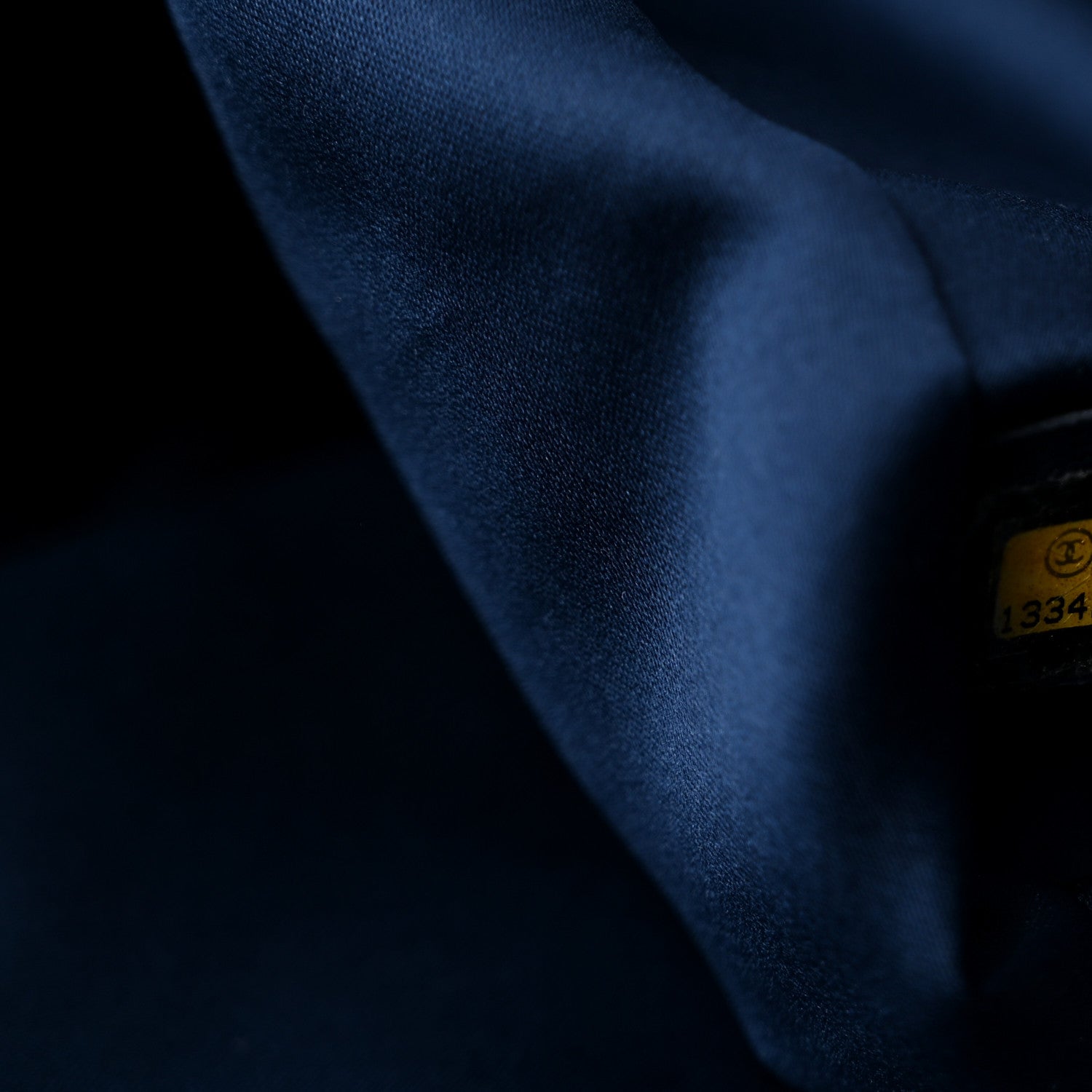 Glazed Calfskin Large On The Road Tote Dark Blue