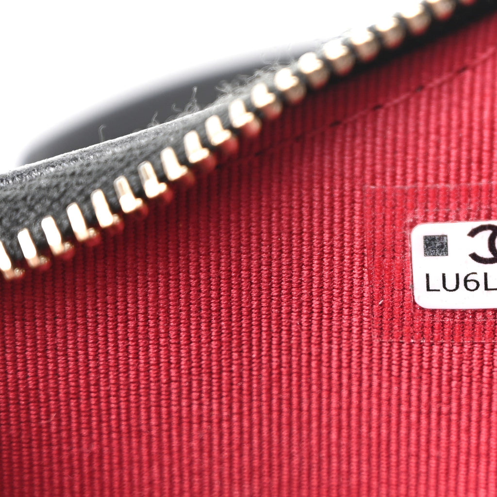 Lambskin Quilted Chanel 19 Hobo Clutch With Chain Black