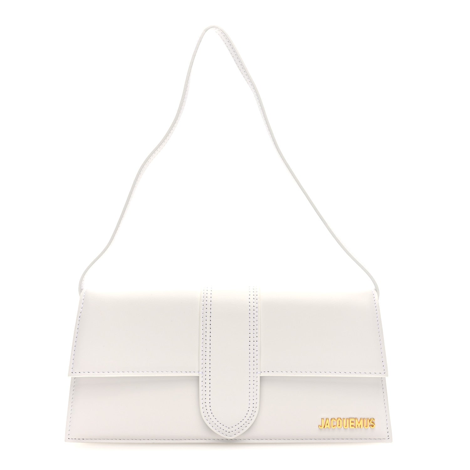Smooth Calfskin Le Bambino Long White