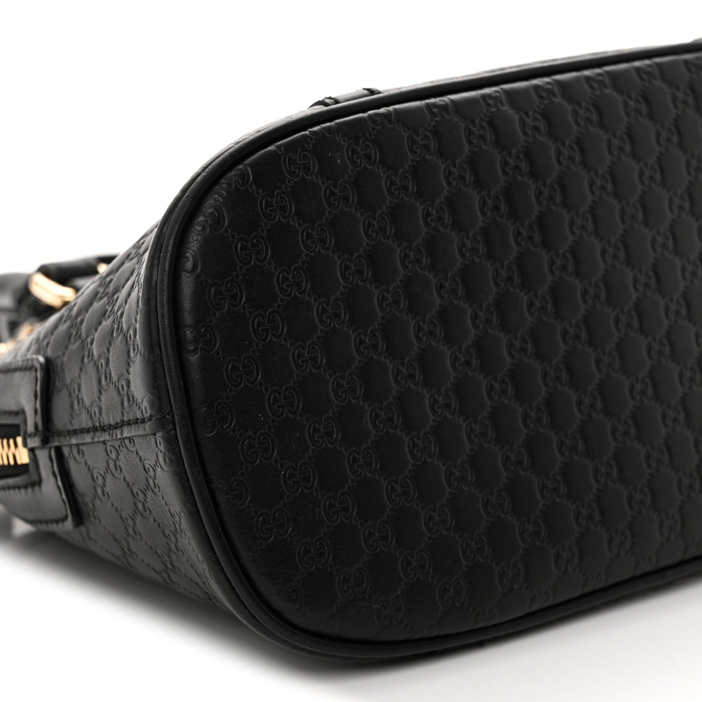 Microguccissima Mini Dome Bag Black