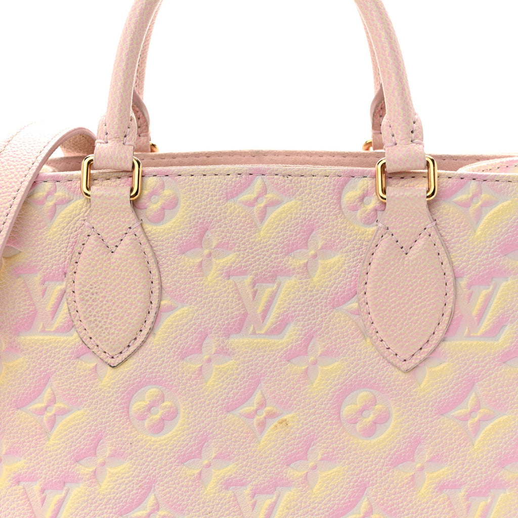 Empreinte Monogram Summer Stardust Onthego PM Pink