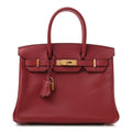 Veau Jonathan Birkin 30 Rouge Vif