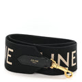 Jacquard Wool Logo Short Strap Black Beige