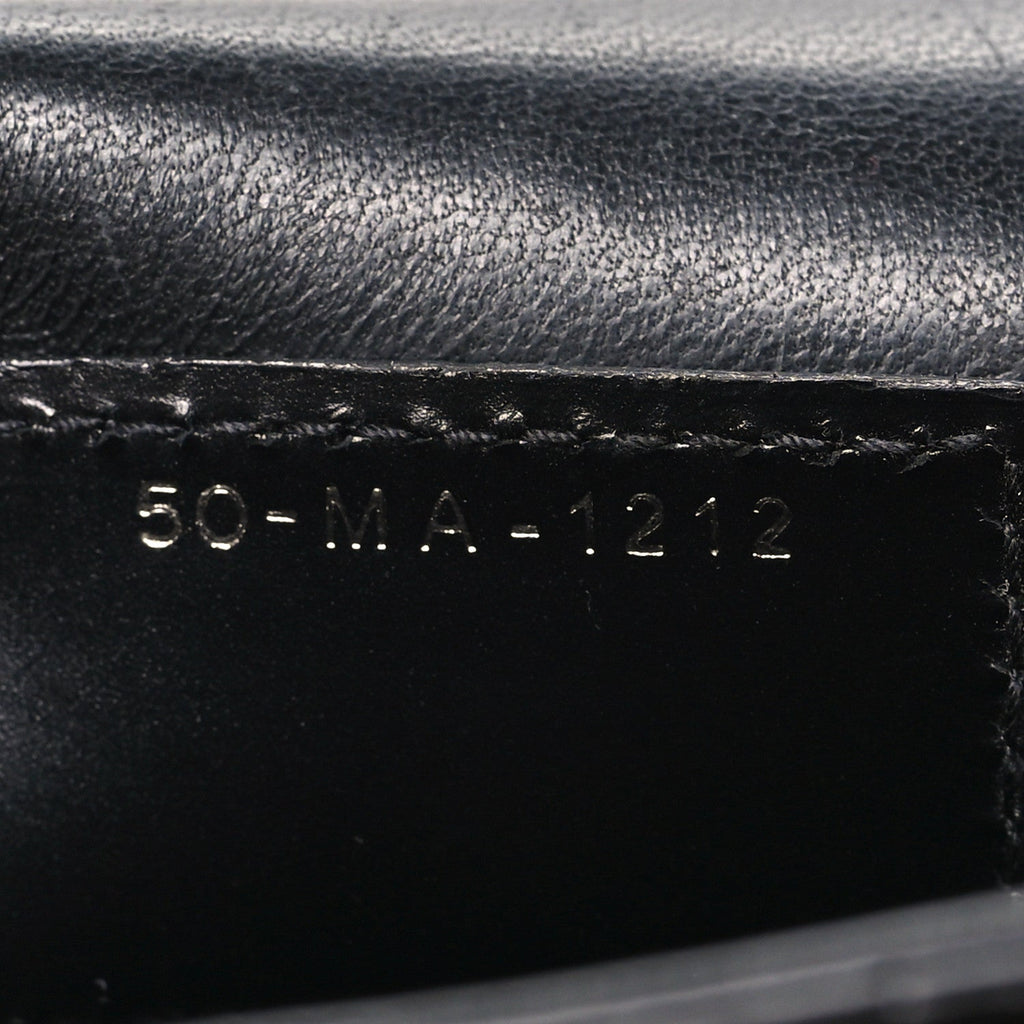 Calfskin Macrocannage Medium Caro Bag Black