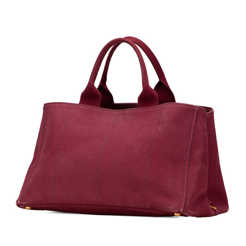 Prada CanapaL Canvas Tote Bag