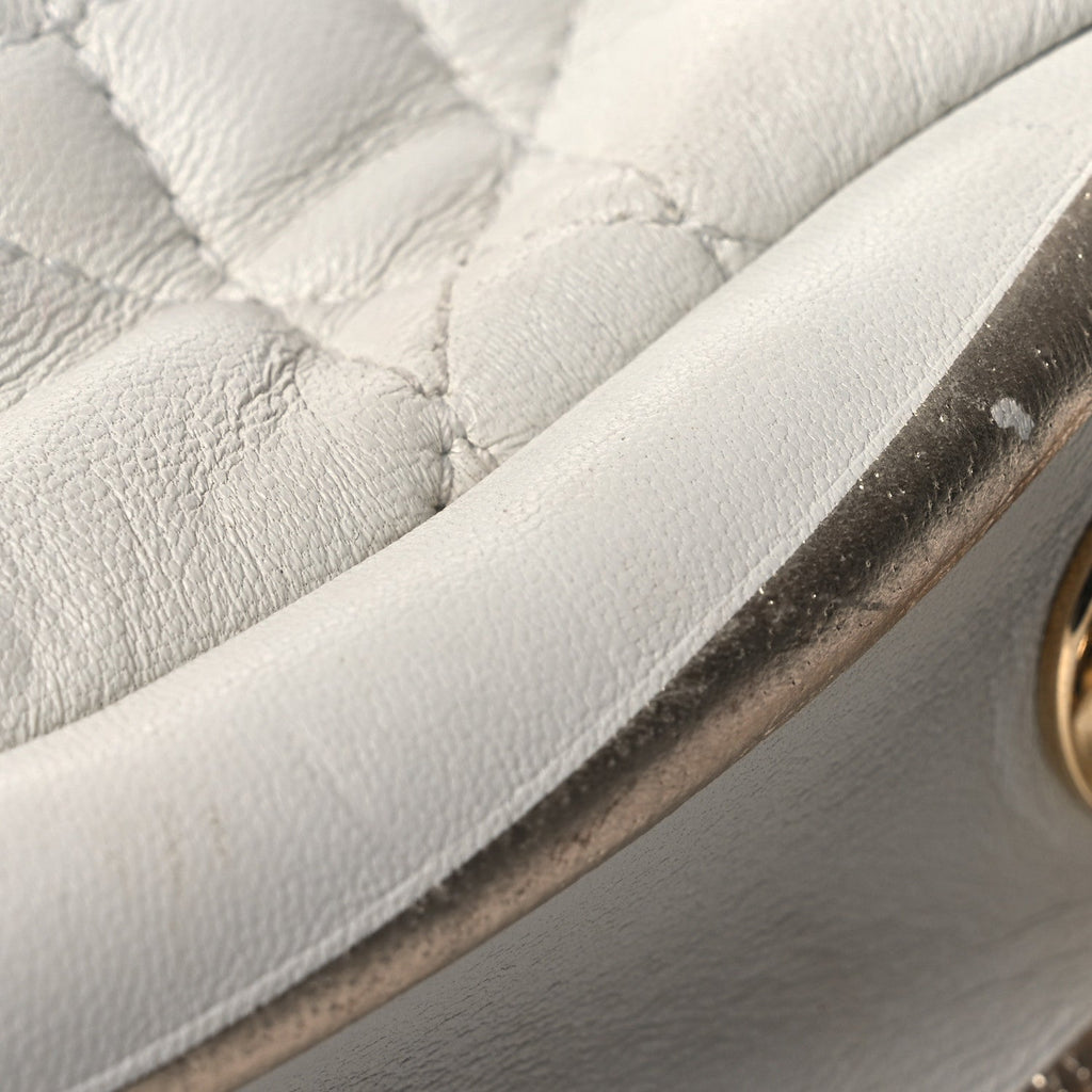 Lambskin Cannage Medium Dior Vibe Hobo Bag Latte