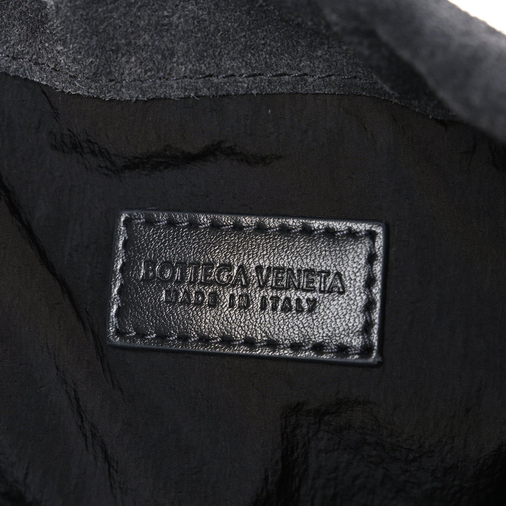 Suede Calfskin Intrecciato Medium Dustbag Grey
