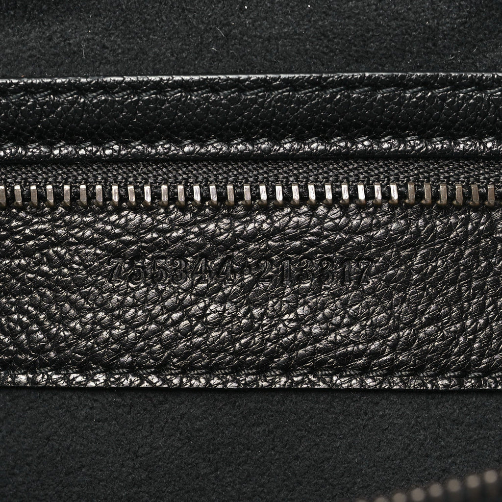 Goatskin Large Aphrodite Shoulder Bag Black