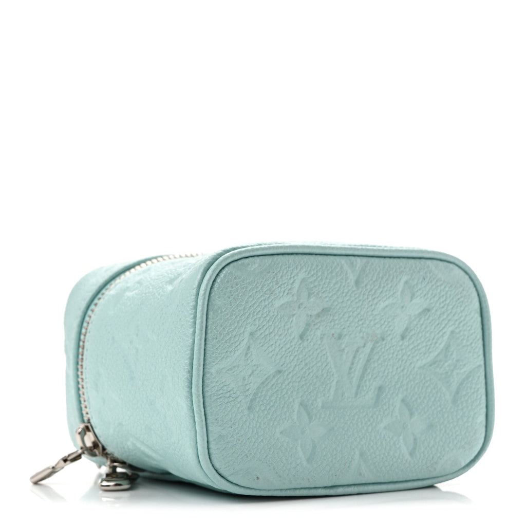 Empreinte Monogram Micro Vanity Pearly Lagoon Turquoise