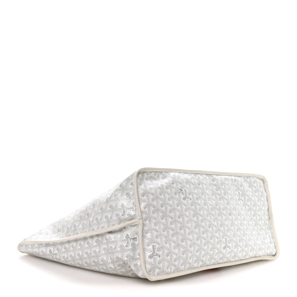 X PEANUTS Goyardine Reversible Anjou GM White