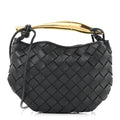 Nappa Intrecciato Mini Sardine Bag Black