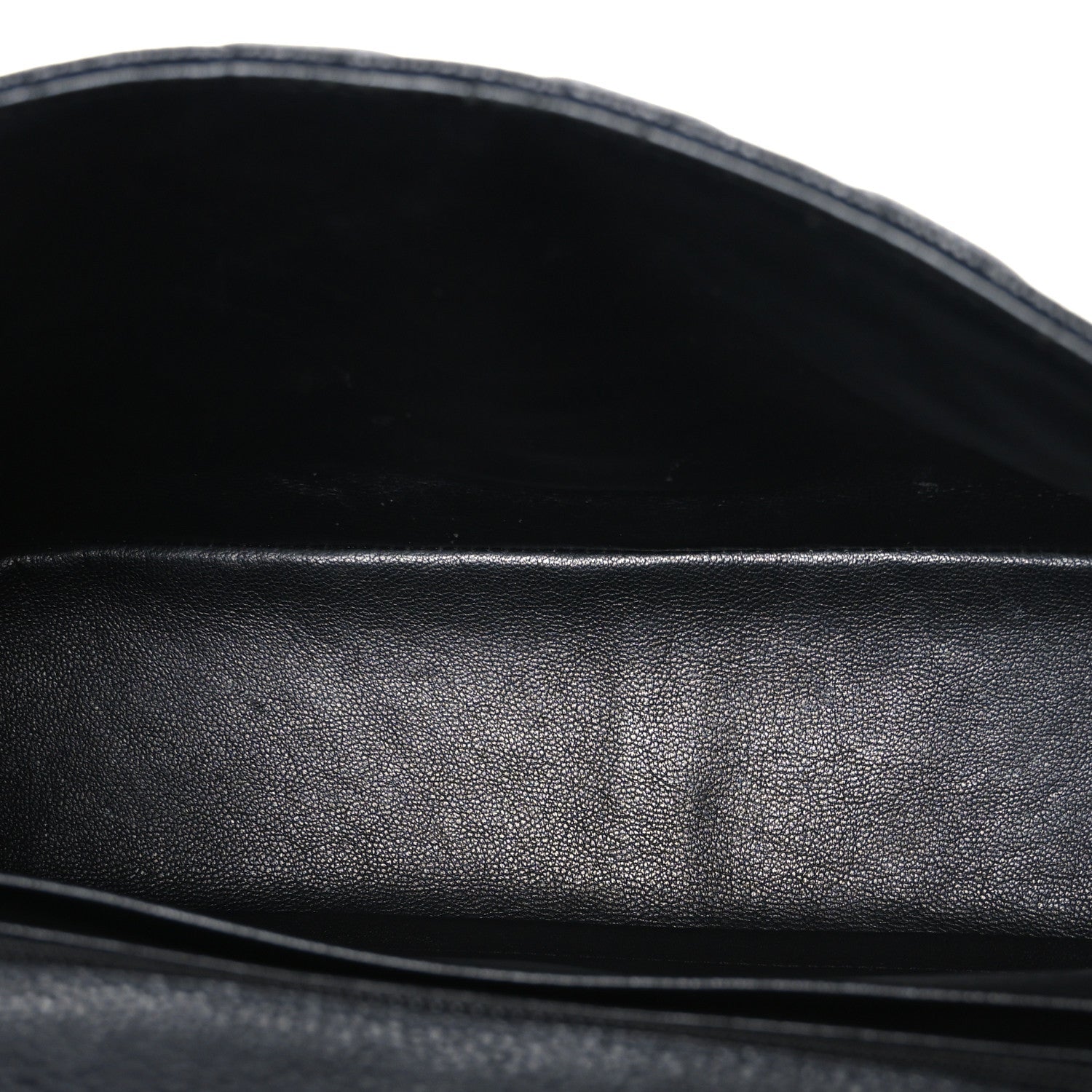 Caviar Quilted Jumbo Single Flap Black