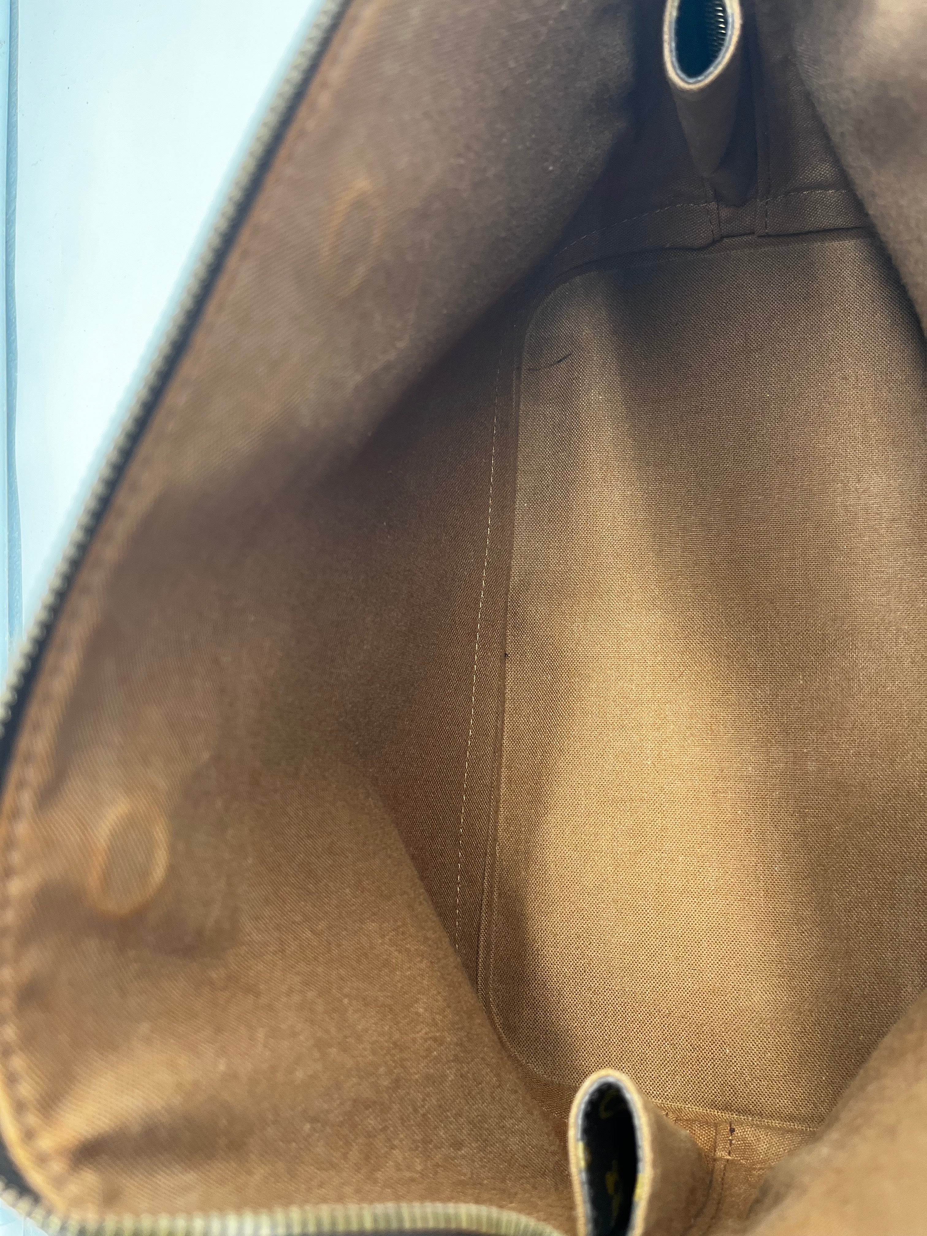 Louis Vuitton Alma Handbag Monogram Canvas Brown Canvas Handbag ( )