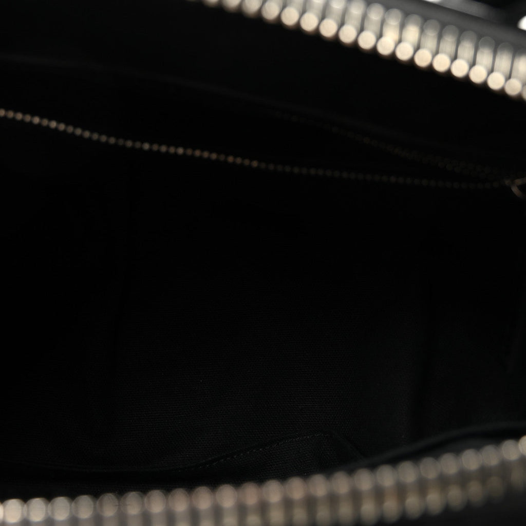 Shiny Lord Calfskin Small Antigona Black