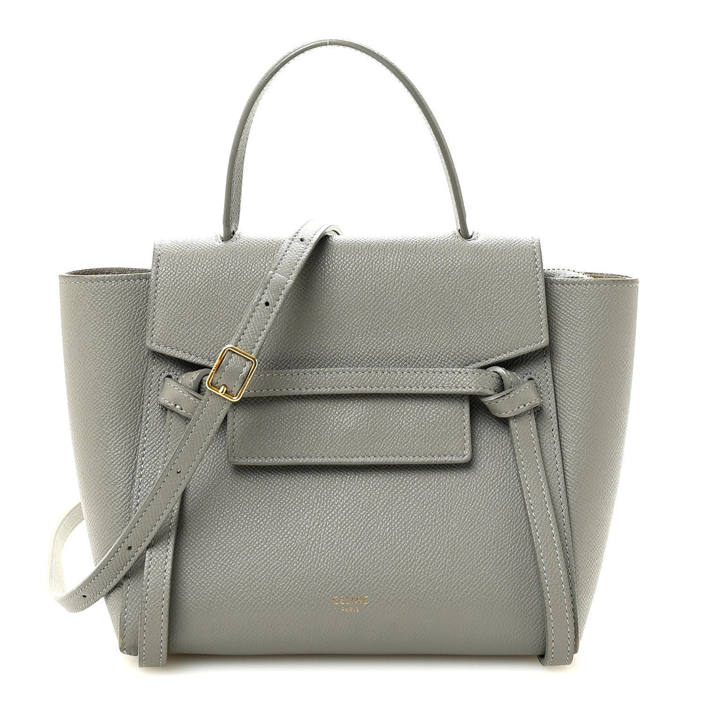 Grained Calfskin Nano Belt Bag Cloud