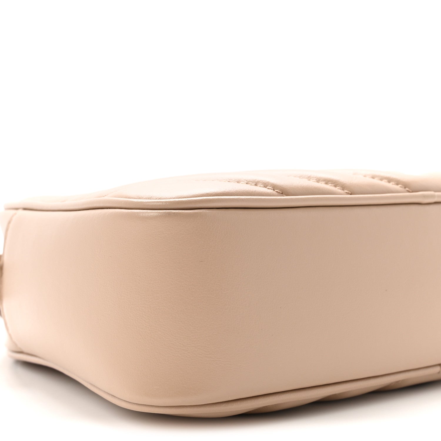 Calfskin Matelasse Monogram Lou Camera Bag Dark Beige