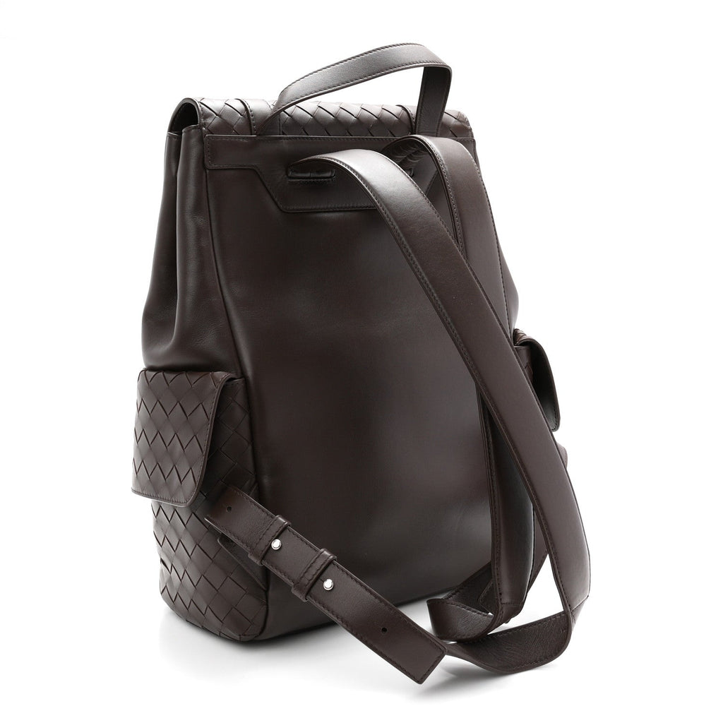 Calfskin Intrecciato Back To School Backpack Old Wood